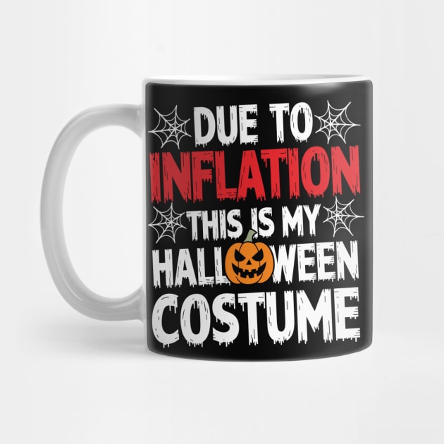 Funny Halloween Inflation Costume Sarcastic Joke by Anticorporati
